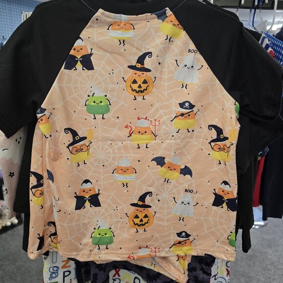 Pete and Lucy Candy Corn Monsters Halloween Shirt - Picture 2 of 3